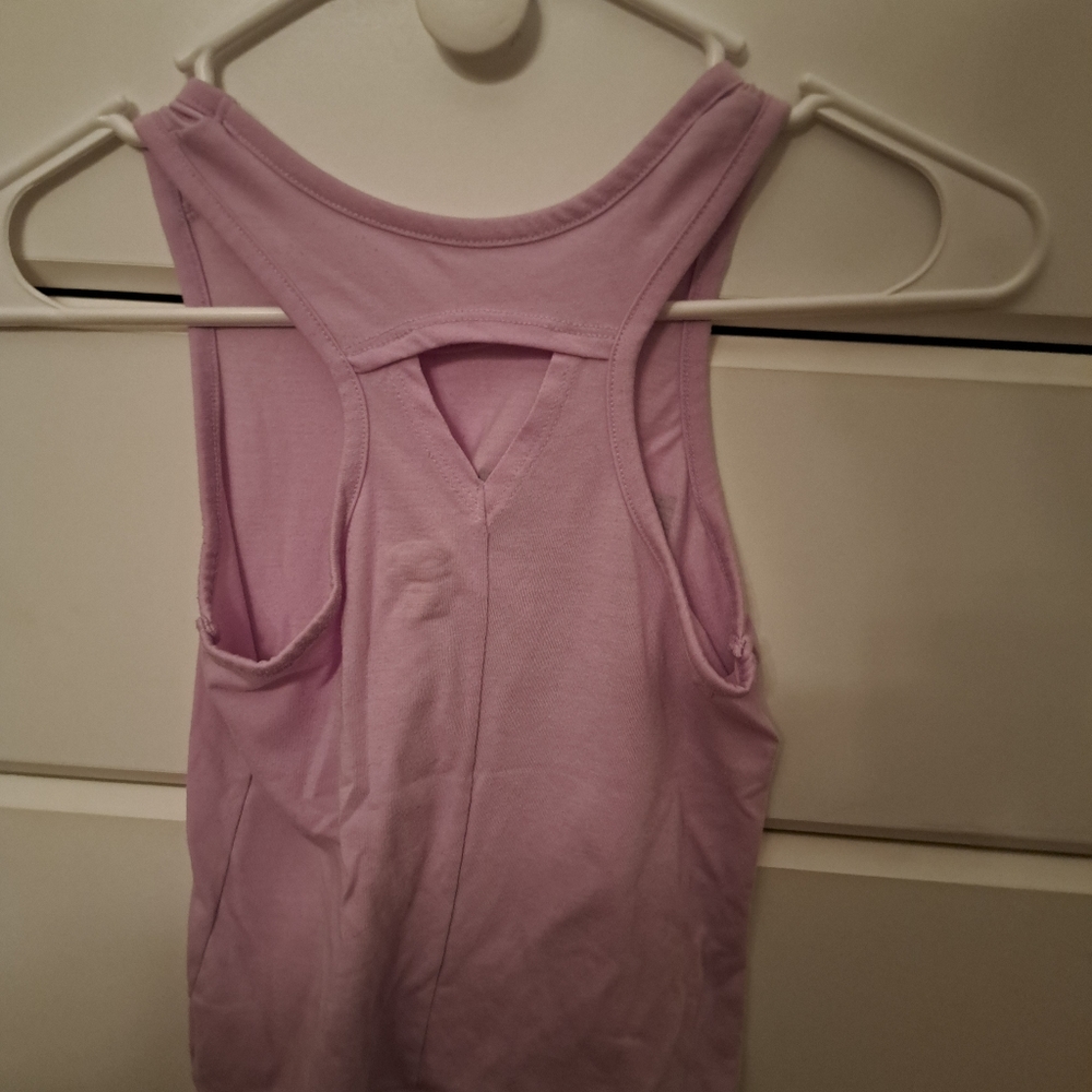 Tank top for sports purple